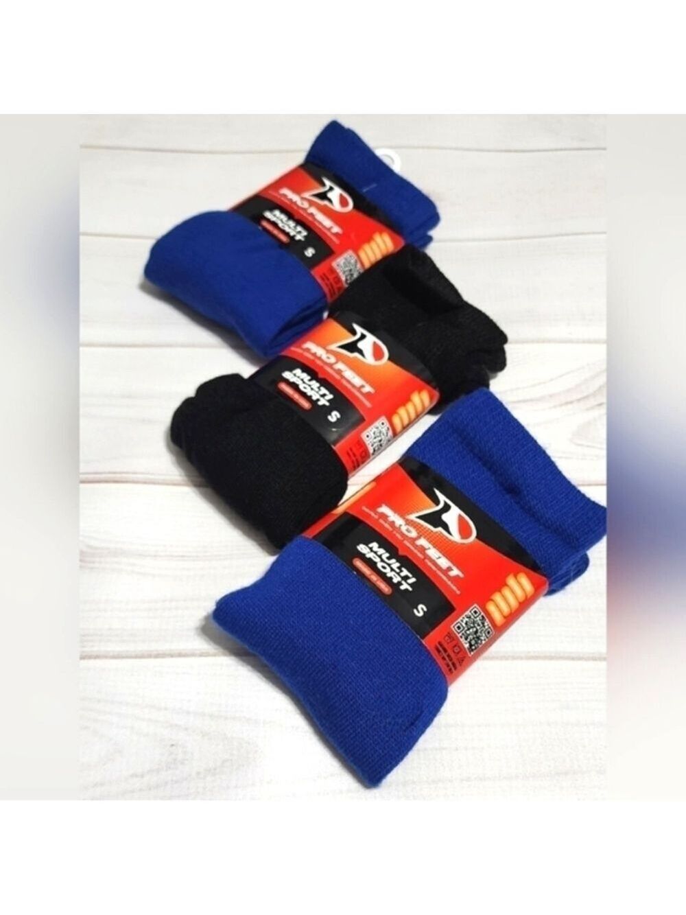 Pro Feet Multi-Sport Athletic Socks 3 Pair Sock Size 7-9  New With Tags